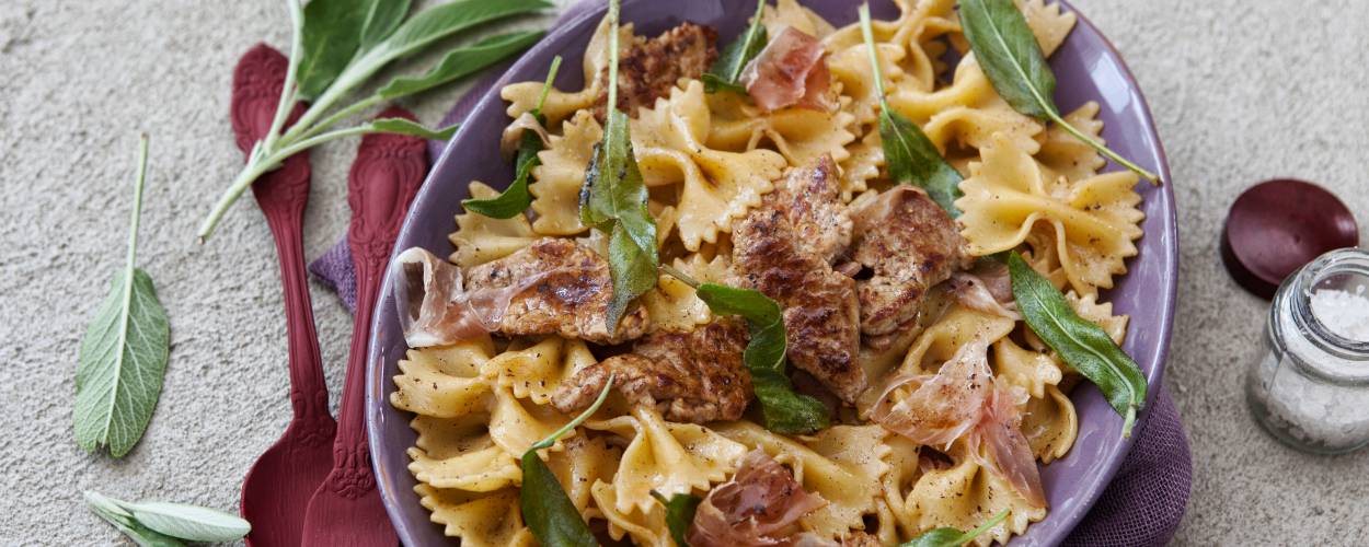 Pasta alla saltimbocca