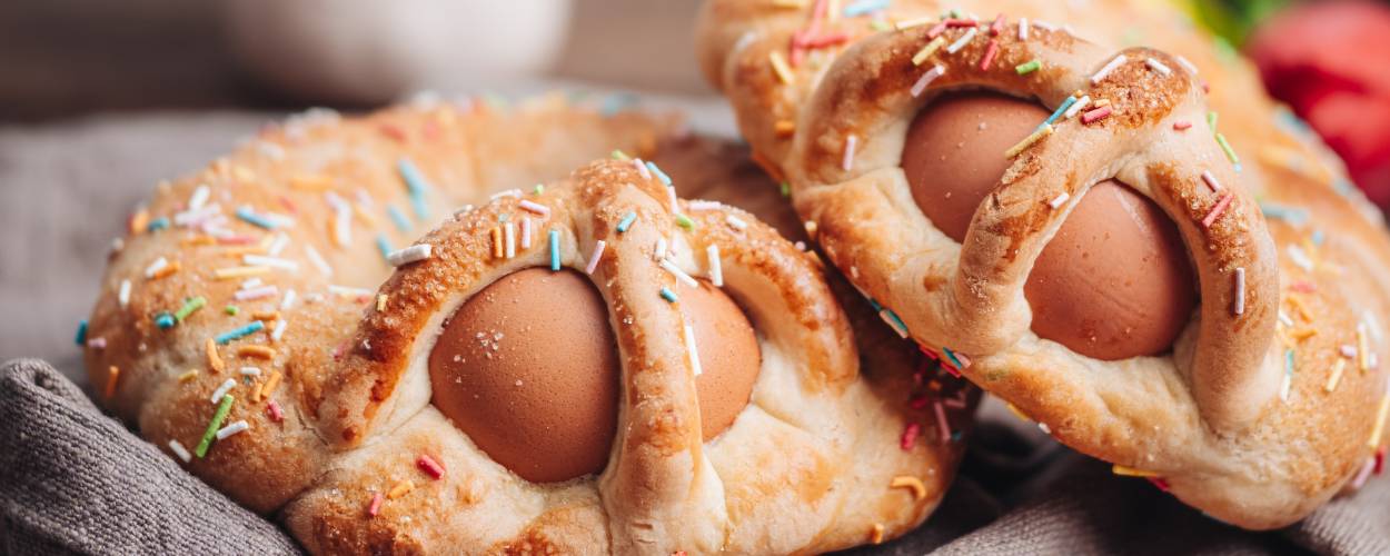 Coverbild der Rezeptsammlung mit italienischen Rezepten für Ostern