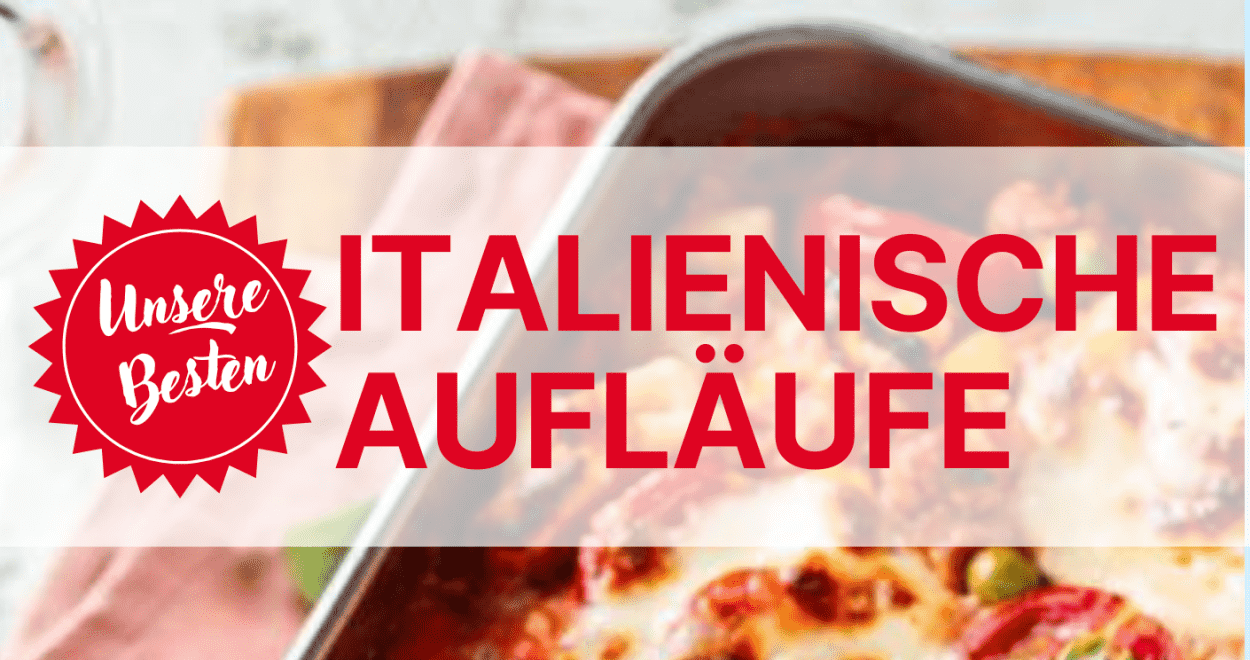 Covergrafik der Rezeptsammlung Aufläufe