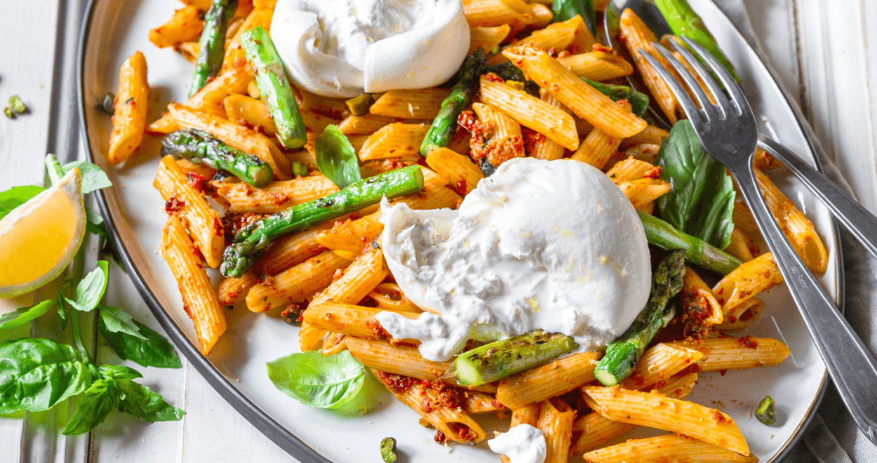 Covergrafik der Burrata-Rezeptsammlung