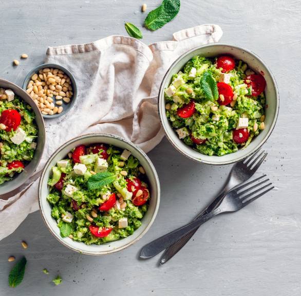 Rohkostsalat mit Feta