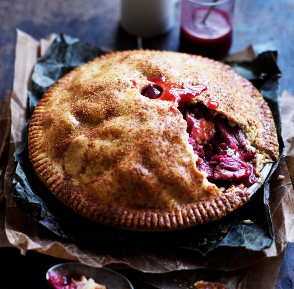 Brombeer-Apfel-Kuchen mit Zimtkruste