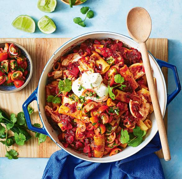 Feurige One-Pot-Pasta