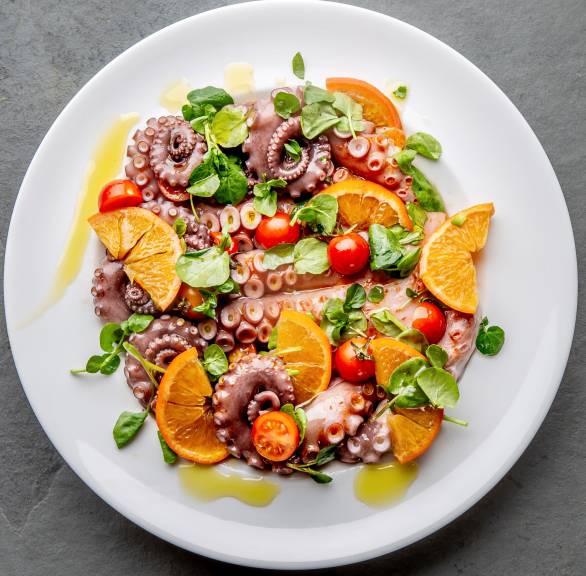 Fruchtiger Pulposalat