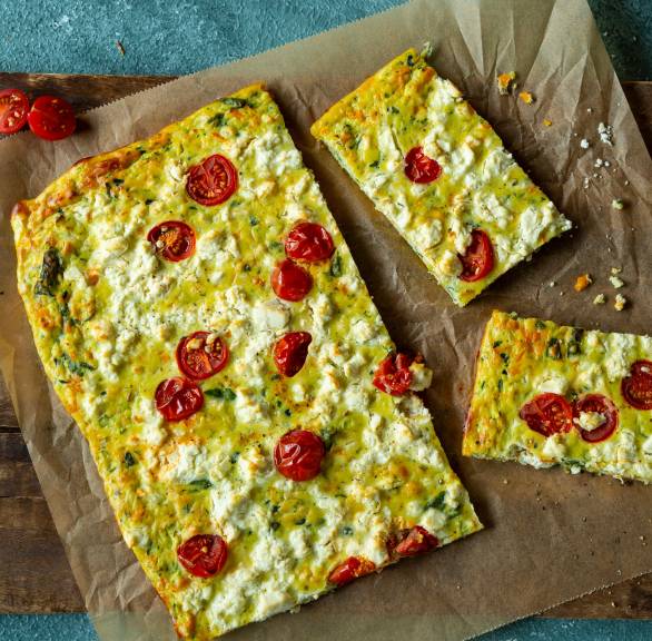 Gemüsefrittata vom Blech