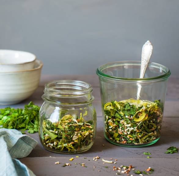 Getrocknetes Suppengrün