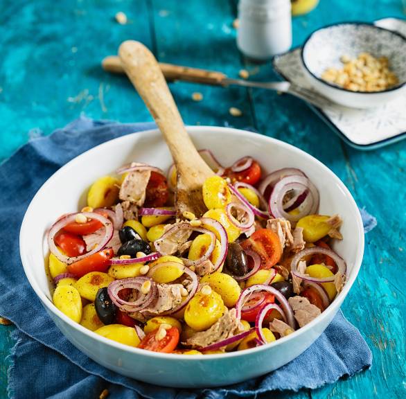 Gnocchisalat mit Thunfisch