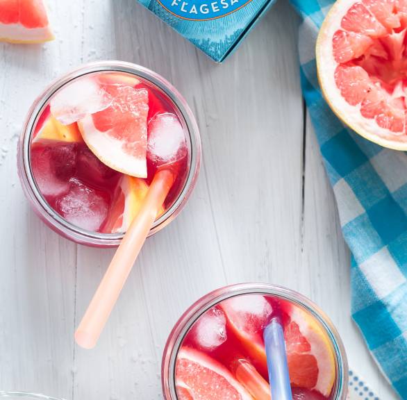 Grapefruitdrink mit Salzkick