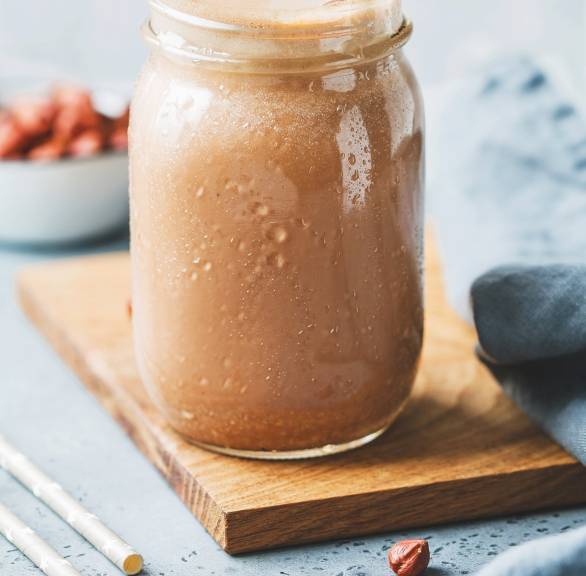 Haselnuss-Schoko-Shake