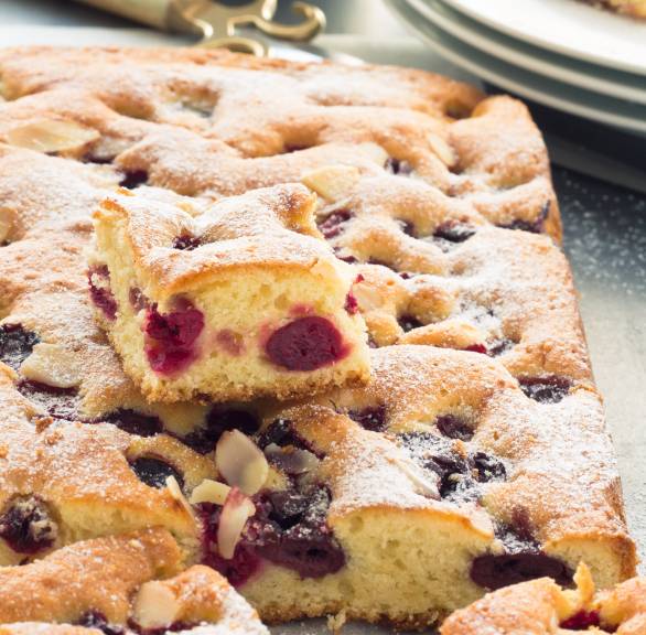 Kirschkuchen vom Blech