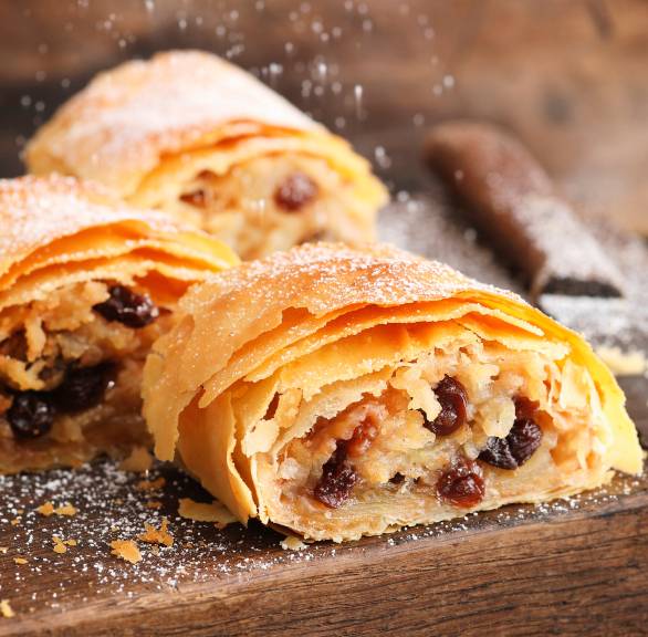Klassischer Apfelstrudel