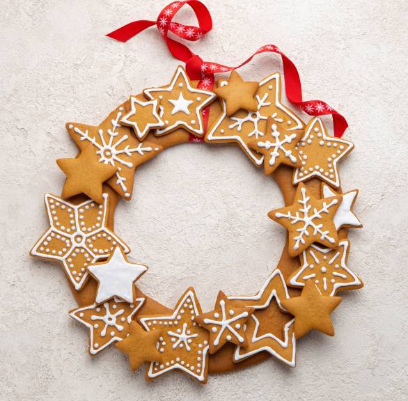 Türkranz aus Lebkuchen: Selbst gemachte Weihnachtsdeko