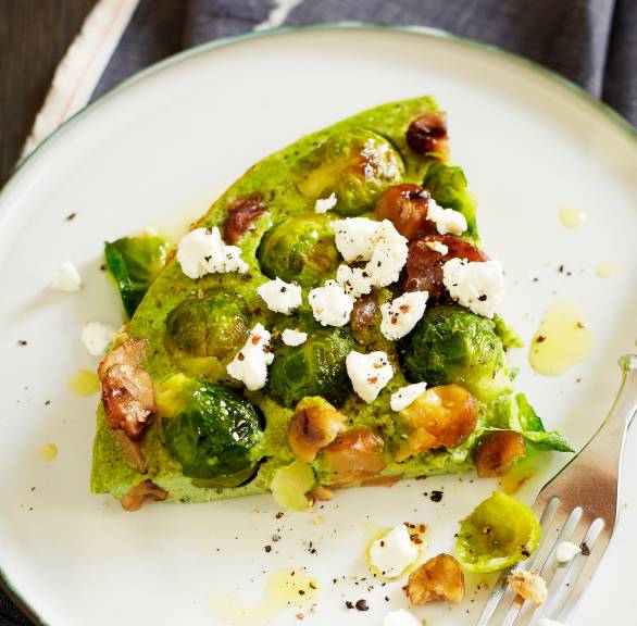 Maronen-Rosenkohl-Frittata