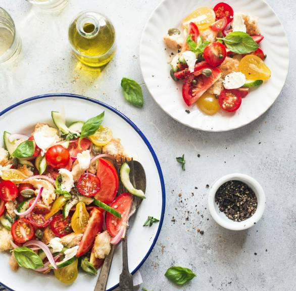 Panzanella mit Kapern