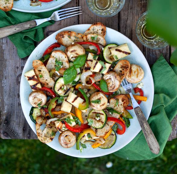 Panzanella vom Grill