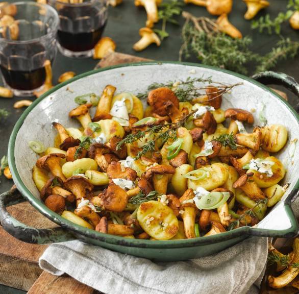 Pfifferling-Gnocchipfanne