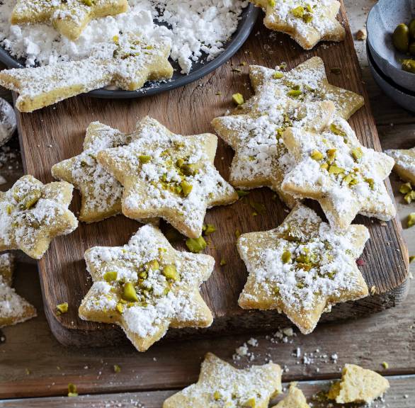 Pistazien-Vanillesterne – Der himmlische Genuss aus Italien | SoIsstItalien