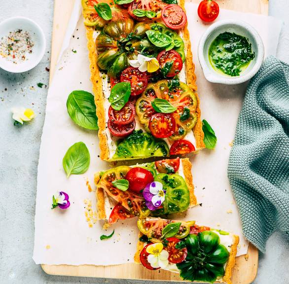 Ricotta-Tomaten-Tarte