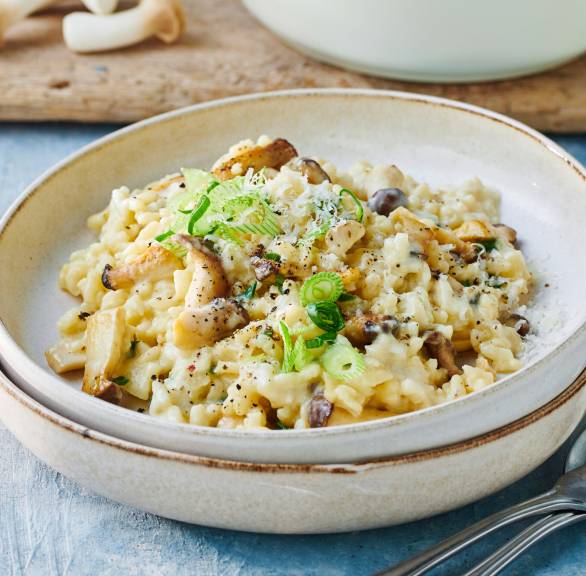 Risotto mit Kräuterseitlingen