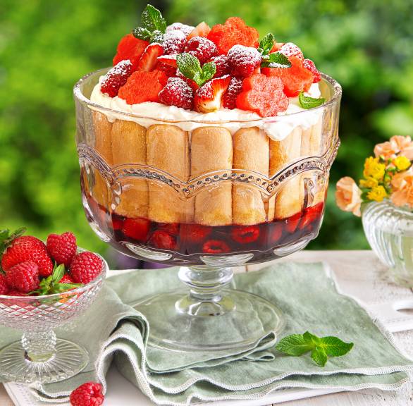 Rote-Früchte-Trifle