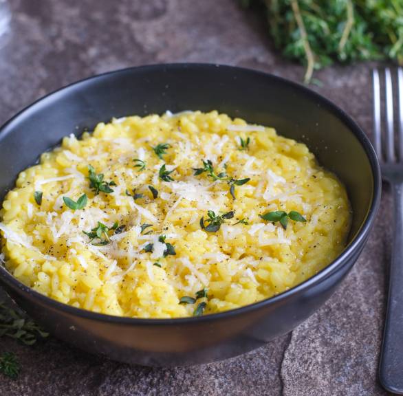 Safranrisotto auf klassische Art