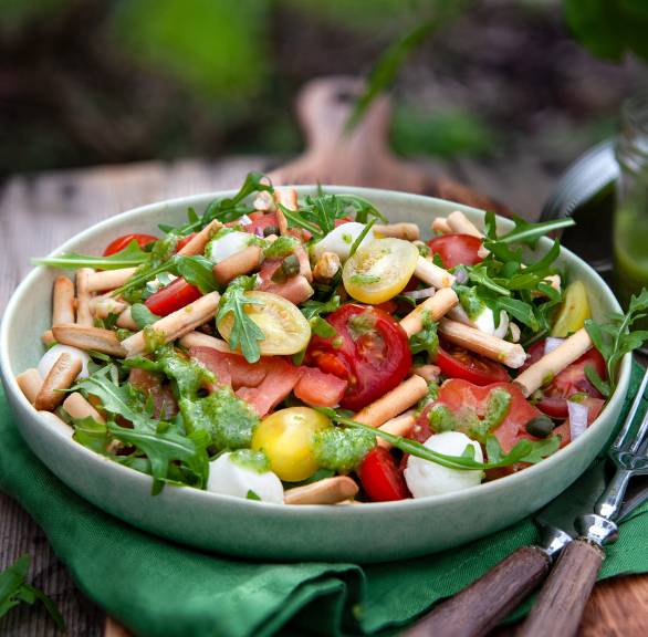 Schneller Grissini-Panzanella