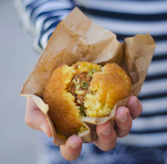 Sizilianische Risottobällchen