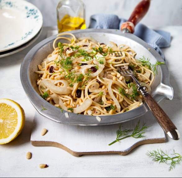 Spaghetti mit Sardinen