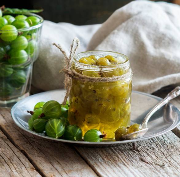 Stachelbeerkonfitüre