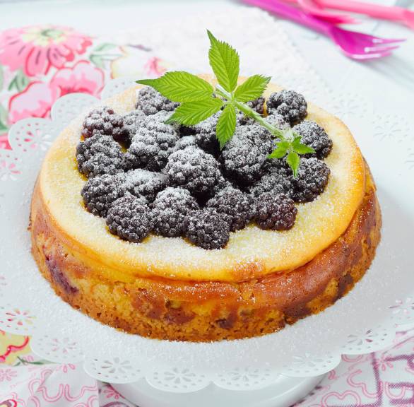 Brombeer-Käsekuchen