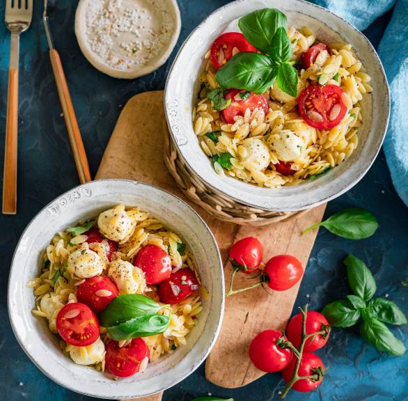 Caprese-Risonisalat