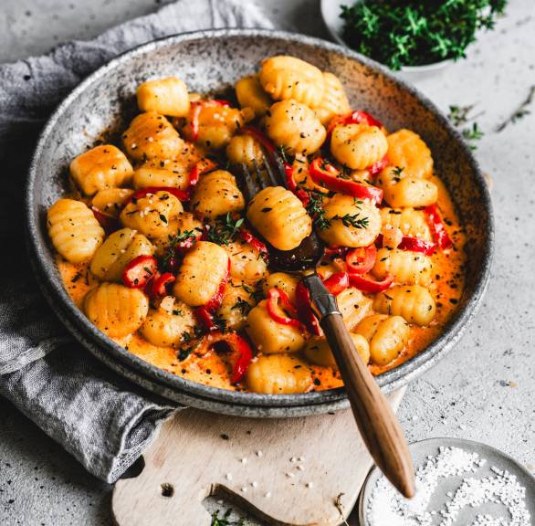 Gnocchipfanne mit Paprika