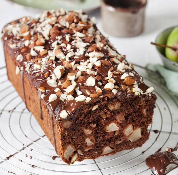 Schokoladen-Birnenkuchen