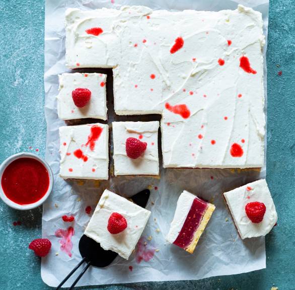 Himbeerkuchen vom Blech – Im Nu zum fruchtigen Genuss