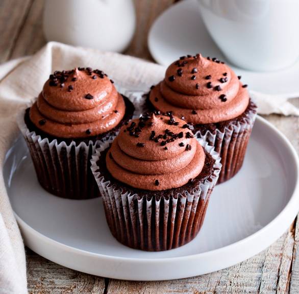 Himmlische Espressoküchlein mit Schokoladencreme 