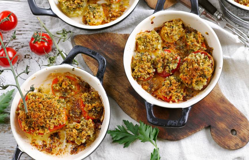 Gratinierte Tomaten