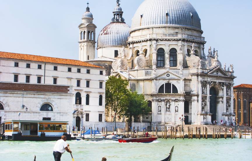 Blick auf Venedig, die Hauptstadt von Venetien