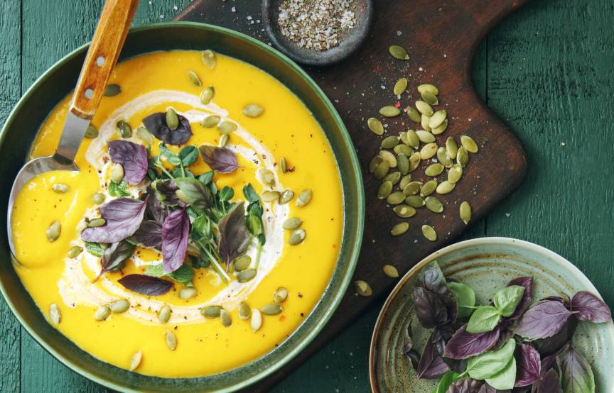 Cremige Butternut-Kürbissuppe ganz einfach | SoIsstItalien