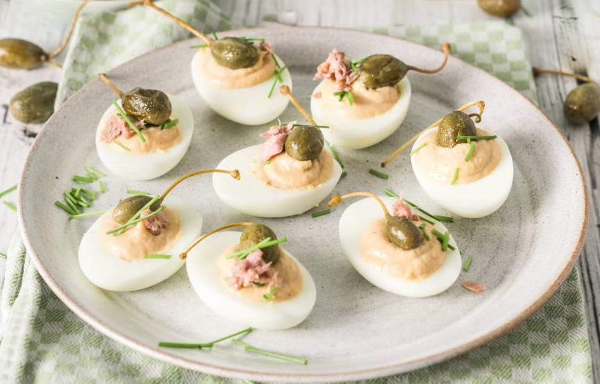 Gefüllte Eier à la Vitello Tonnato | SoIsstItalien