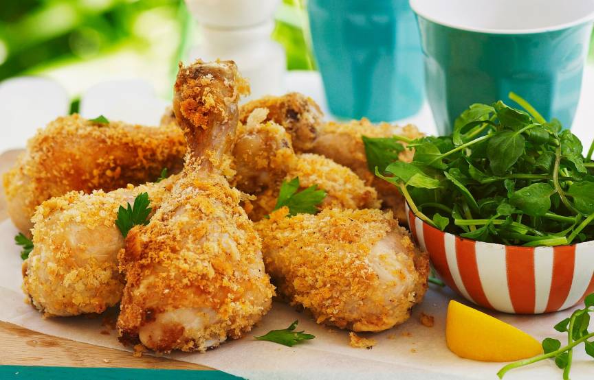 Knusprige Hähnchenkeulen | SoIsstItalien