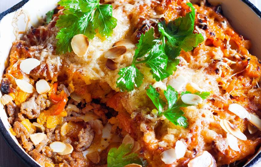 Kürbis-Hackauflauf: Glutenfreier Herbstgenuss | SoIsstItalien
