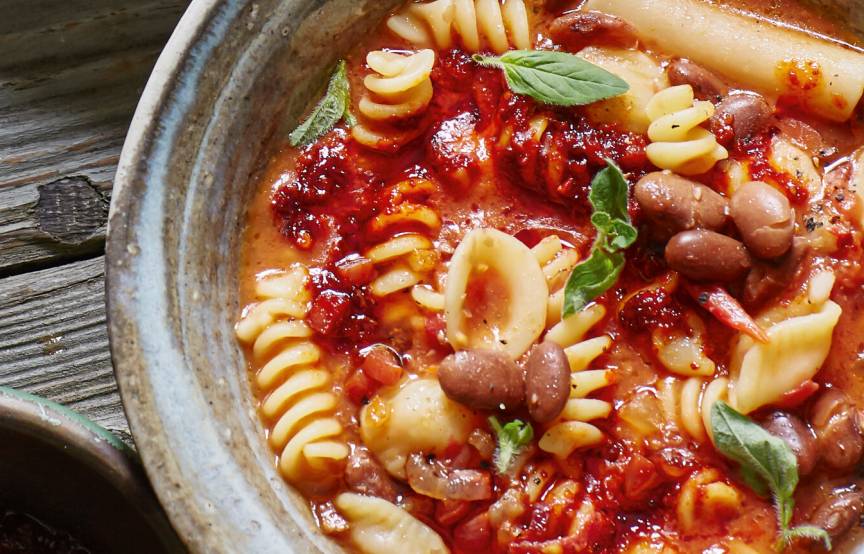 Original Pasta e Fagioli - Nudeln mit Bohnen | SoIsstItalien