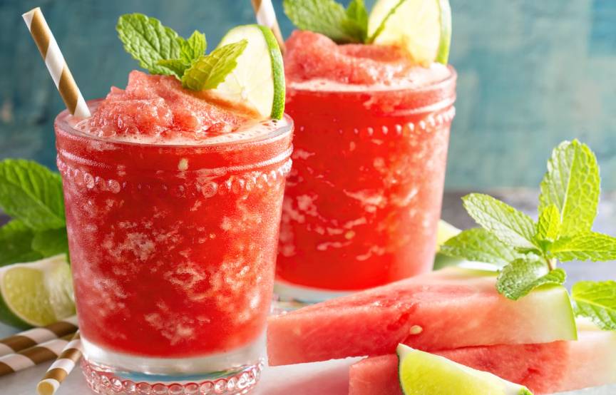 Sommerliche Wassermelonen-Margarita: Frischer Cocktailgenuss ...