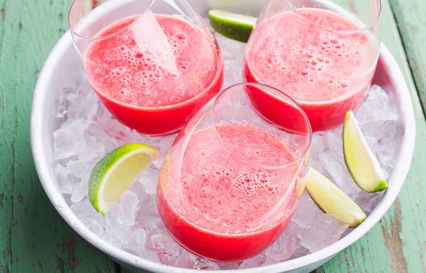 Sommerlicher Wassermelonenshake mit frischer Limette | SoIsstItalien