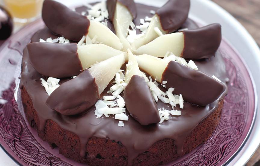 Italienischer Schokoladenkuchen mit Birnen – Ein würziges Genusswunder ...