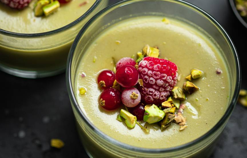 Pistazien-Panna Cotta nussig &amp; cremig | SoIsstItalien