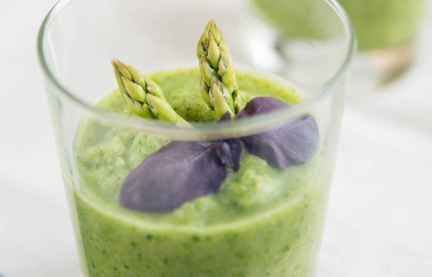 Detox-Smoothie mit Spargel & Spinat | SoIsstItalien