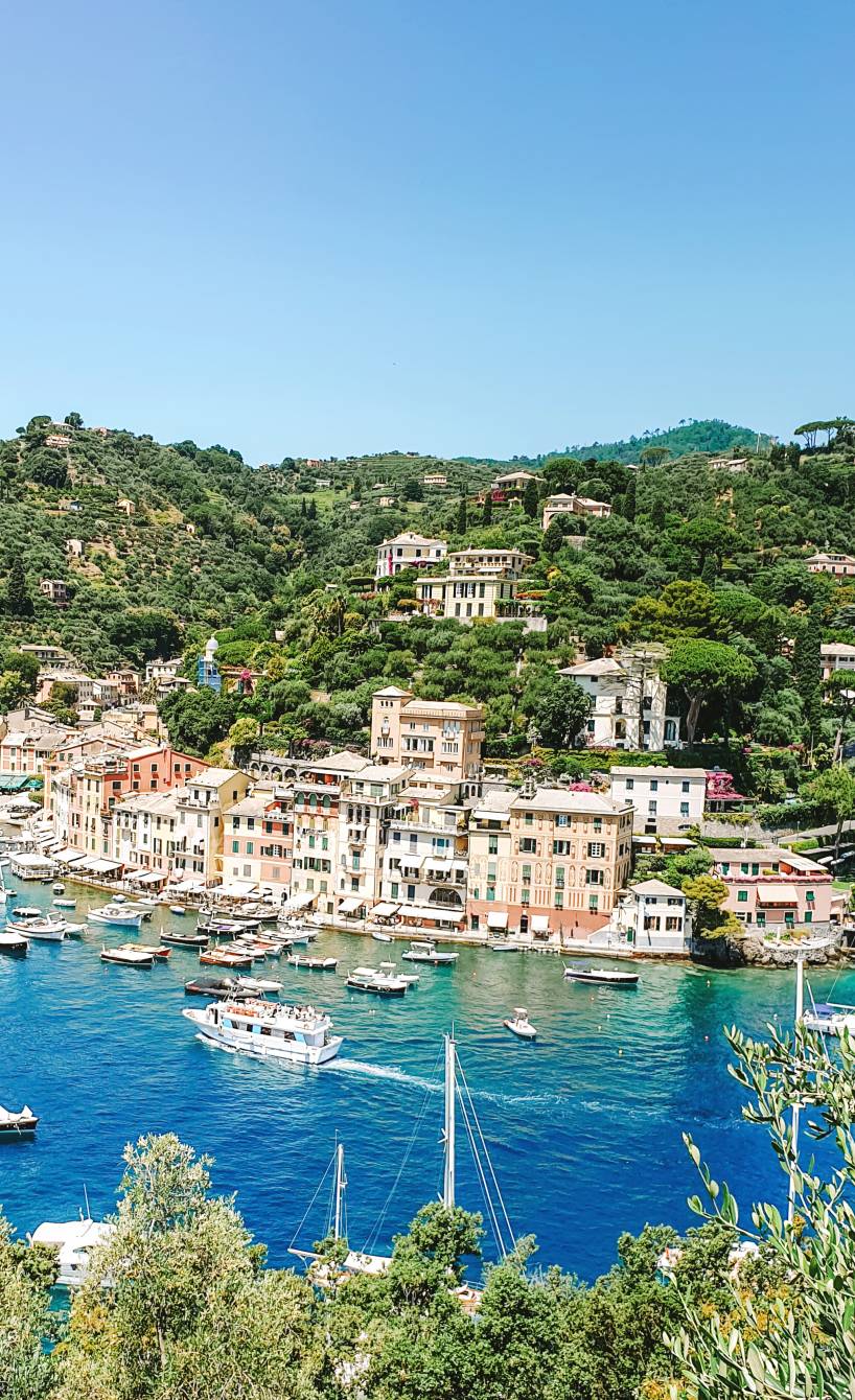 Fischerort Portofino in der italienischen Region Ligurien