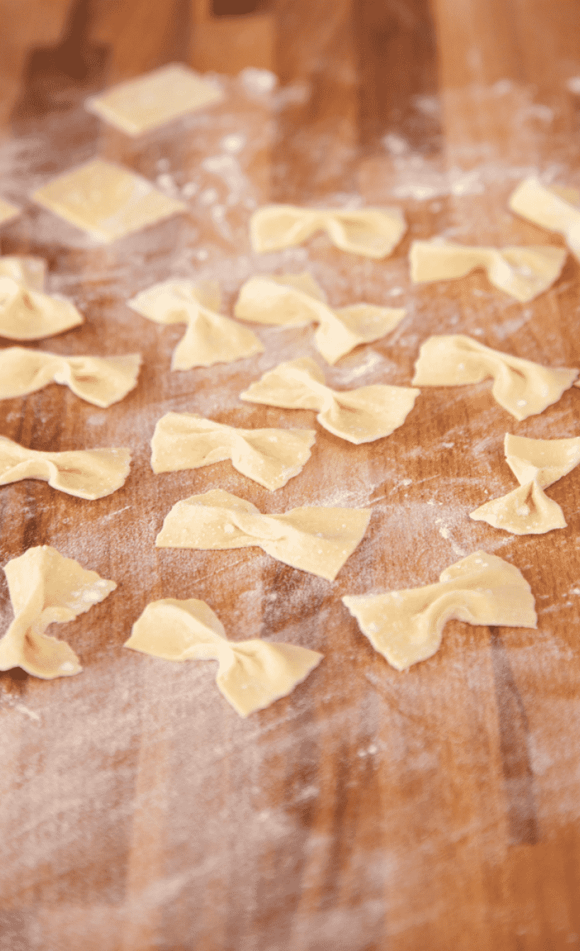 Farfalle selber machen, Schritt 7: Das Ergebnis