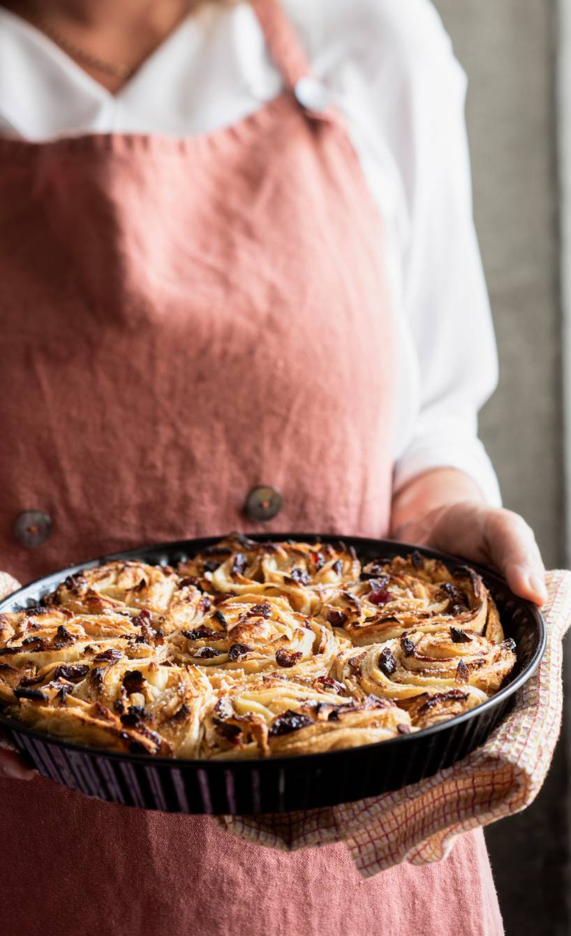 Apfelstrudelschnecken-Kuchen
